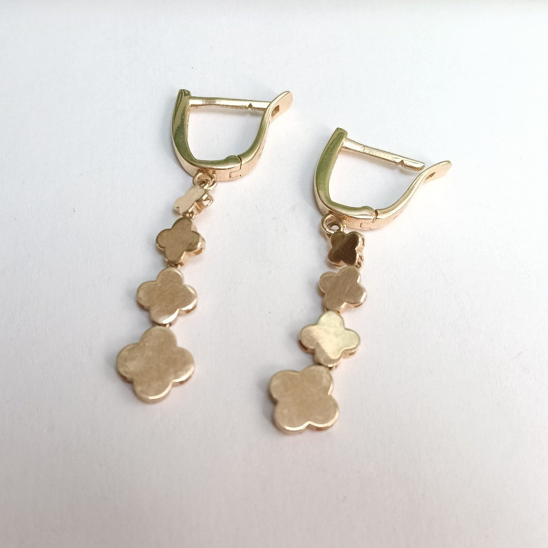 BROQUELES ORO 14K 3.9 (NUEVO)