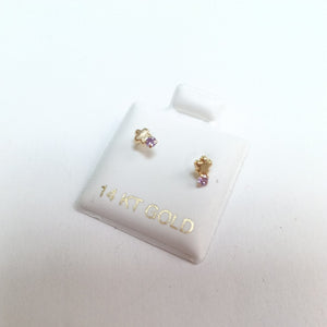 BROQUELES ORO 14K 1 (NUEVO)