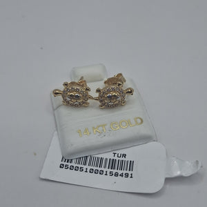 BROQUELES ORO 14K 1.8 (NUEVO)