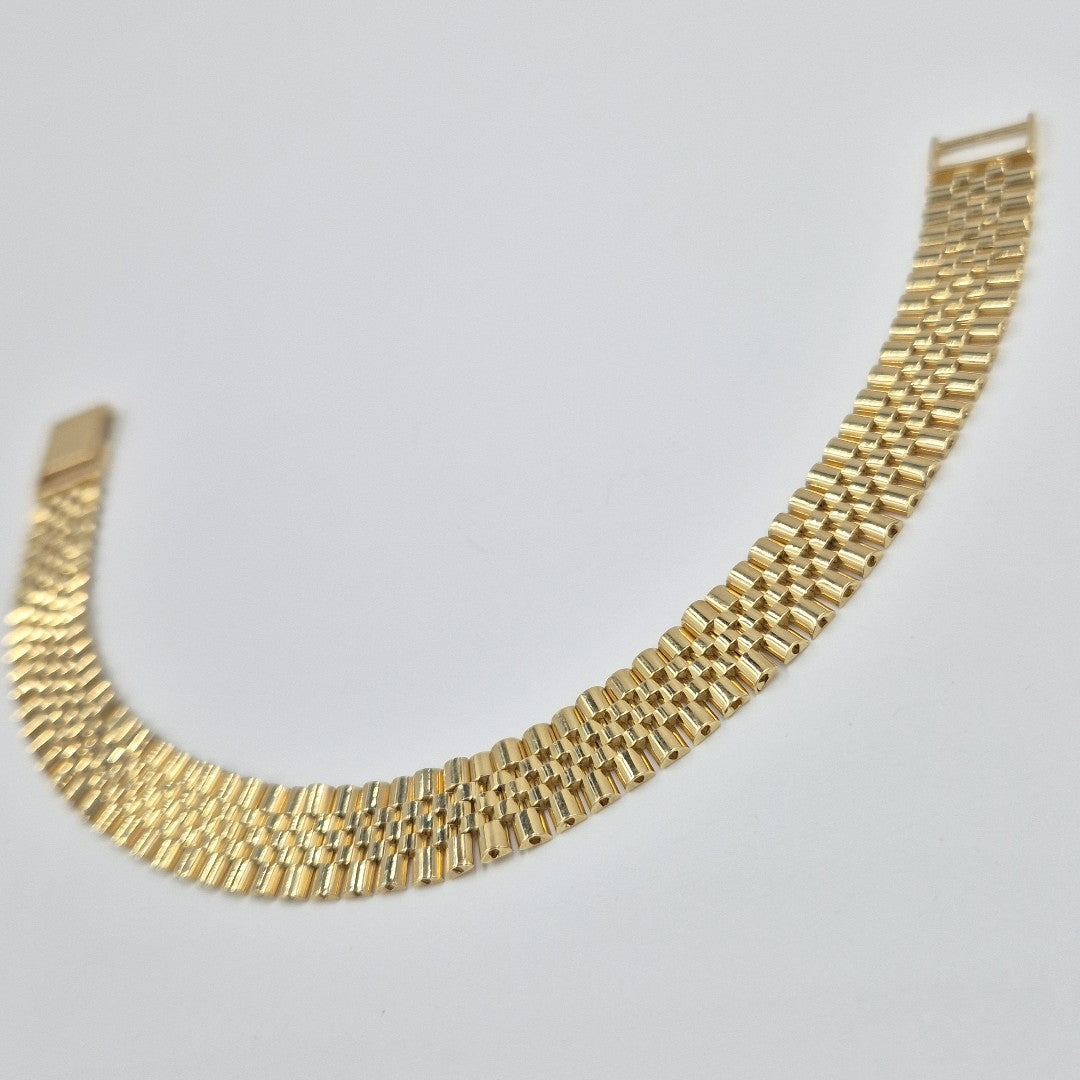 PULSERAS CABALLERO ORO 14K 17.7 (NUEVO)