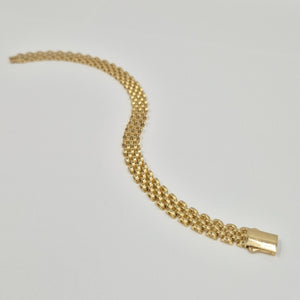 PULSERAS CABALLERO ORO 14K 18.7 (NUEVO)