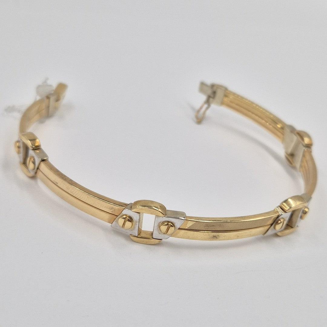 PULSERAS CABALLERO ORO 14K 19.9 (NUEVO)