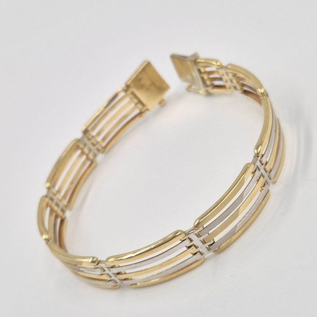 PULSERAS CABALLERO ORO 14K 18.4 (NUEVO)