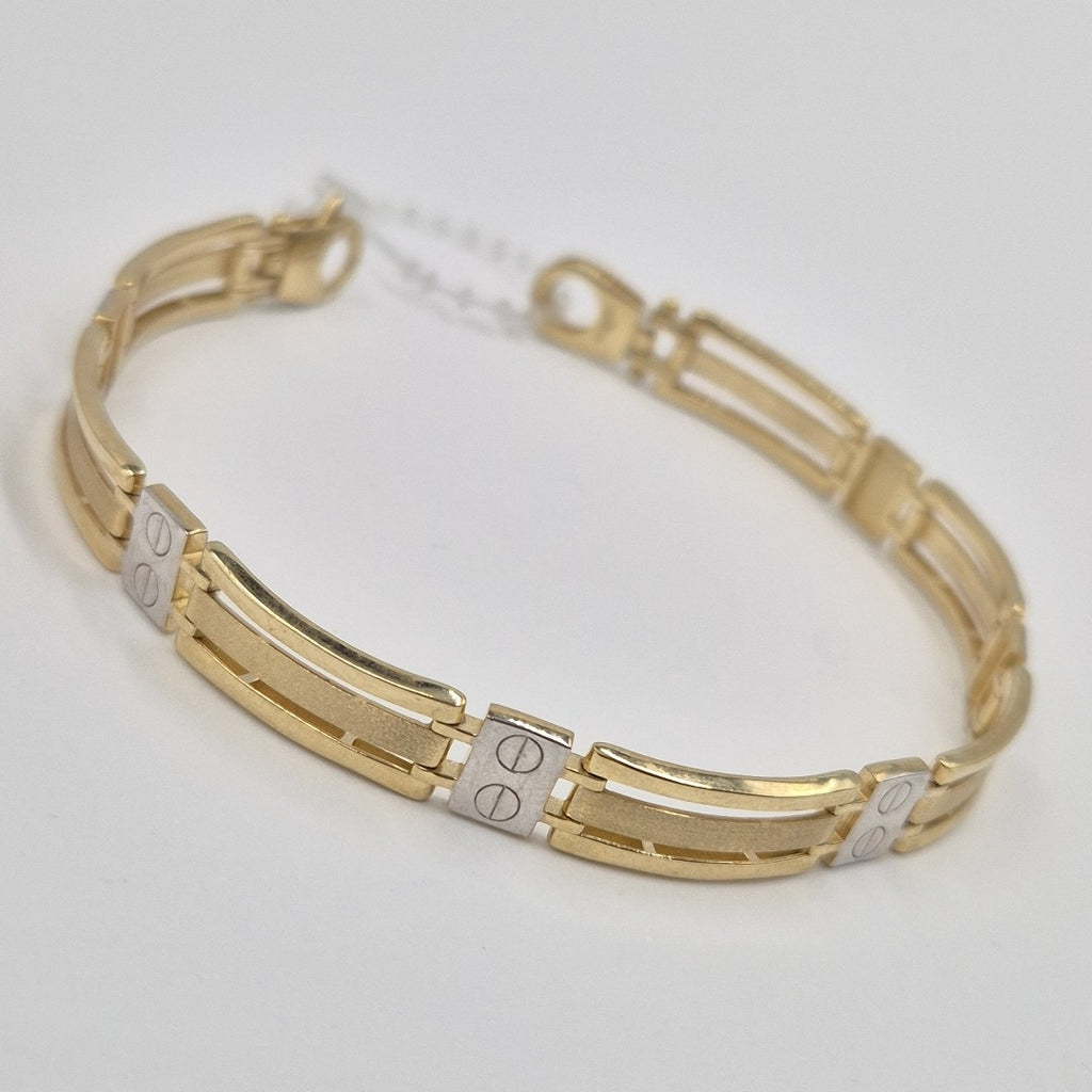 PULSERAS CABALLERO ORO 10K 10.8 (NUEVO)