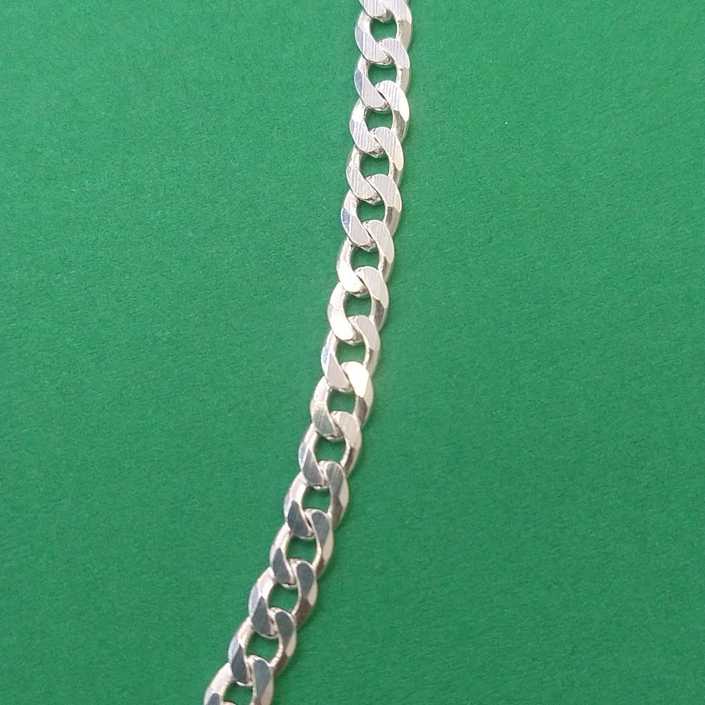 CADENA BARBADA PLATA .925 12.6G (NUEVO)