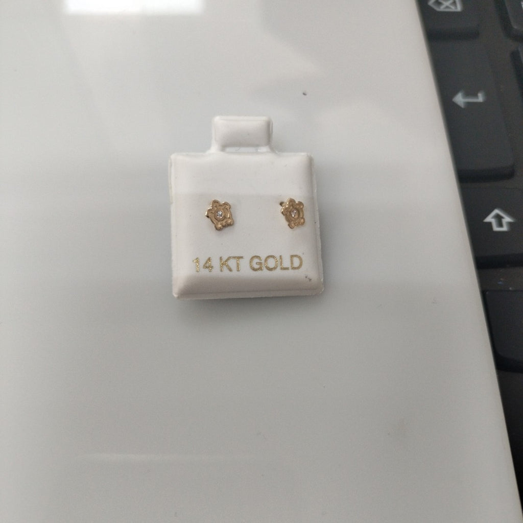 BROQUELES ORO 14K 1 (NUEVO)