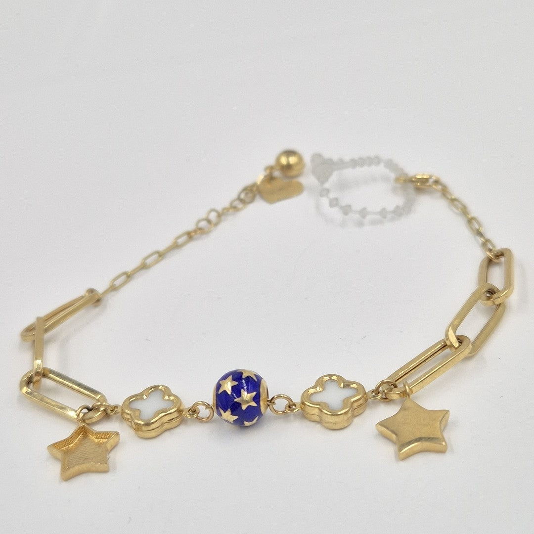 PULSERAS DAMA ORO 14K 7.5 (NUEVO)