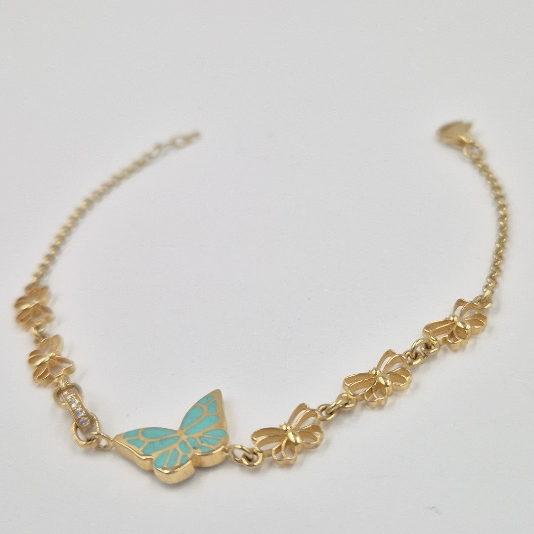 PULSERAS DAMA ORO 14K 4.3 (NUEVO)