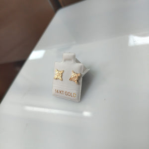 BROQUELES ORO 14K 1 (NUEVO)