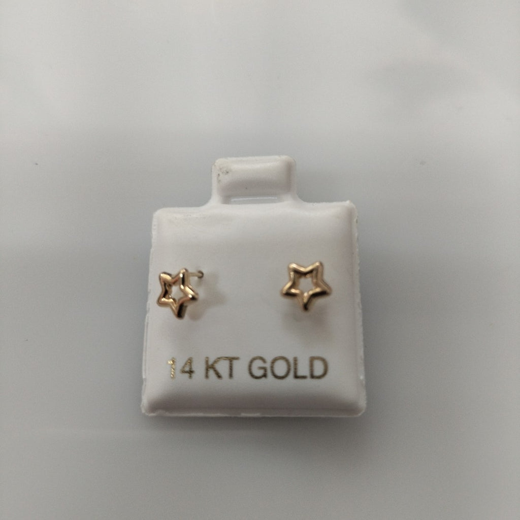 BROQUELES ORO 14K 1 (NUEVO)