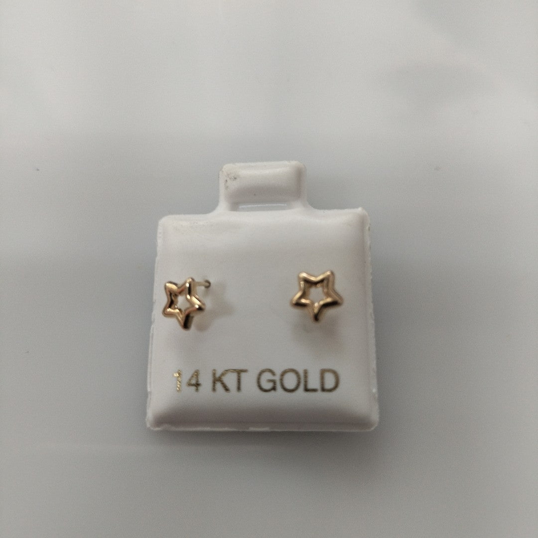 BROQUELES ORO 14K 1 (NUEVO)