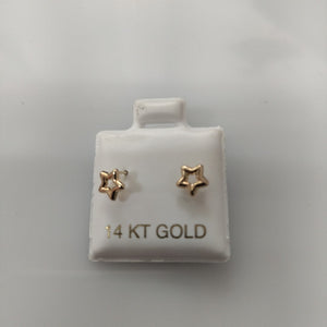 BROQUELES ORO 14K 1 (NUEVO)