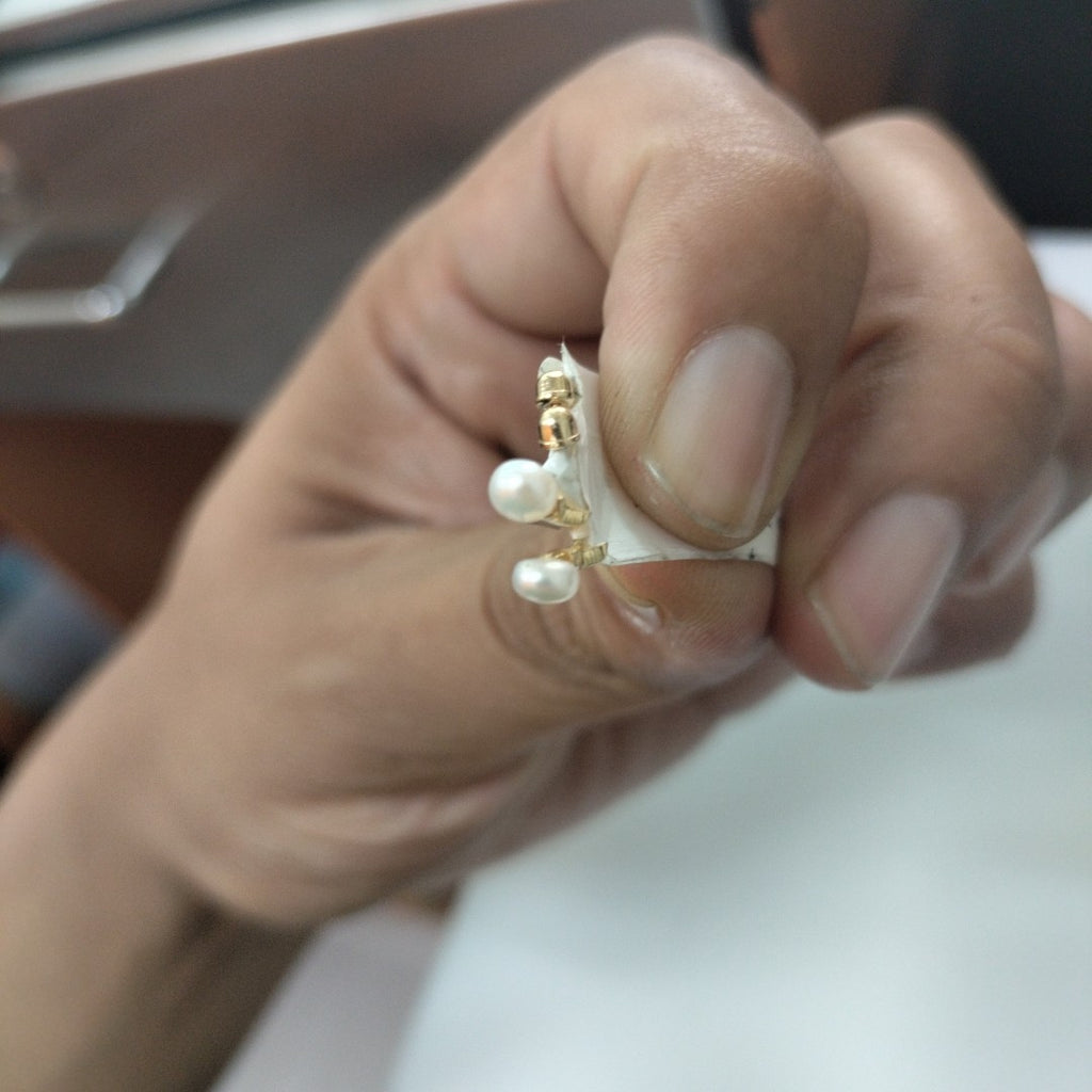 BROQUELES ORO 14K 1 (NUEVO)