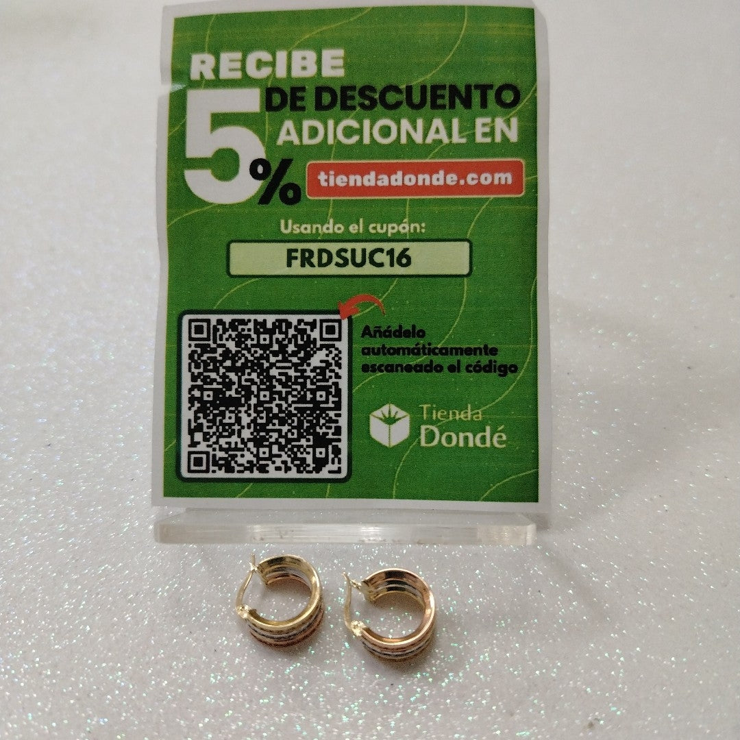 ARRACADAS ORO 14K 2.7 (NUEVO)