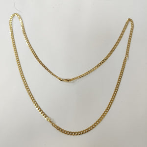 CADENAS BARBADA AMARILLA ORO 14K 7.4 (NUEVO)