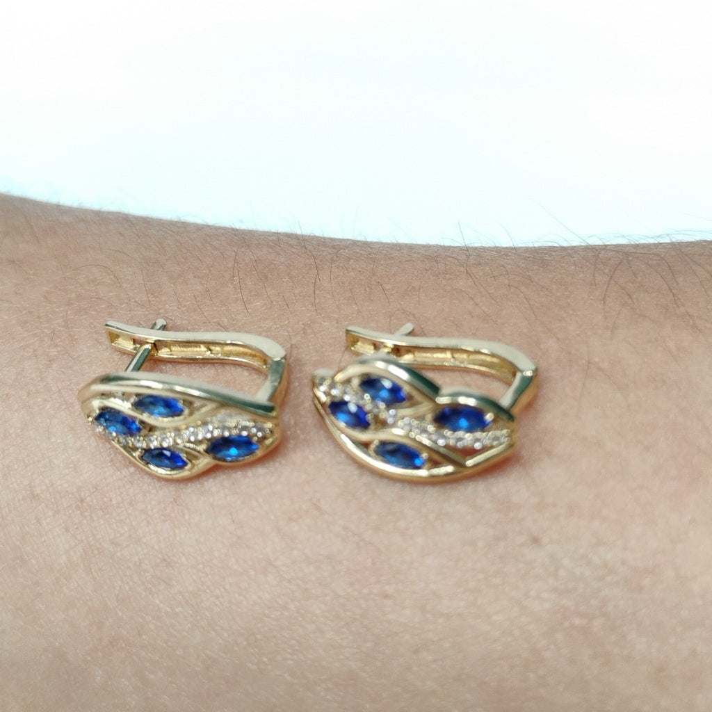 BROQUELES ORO 14K 3.7 (NUEVO)