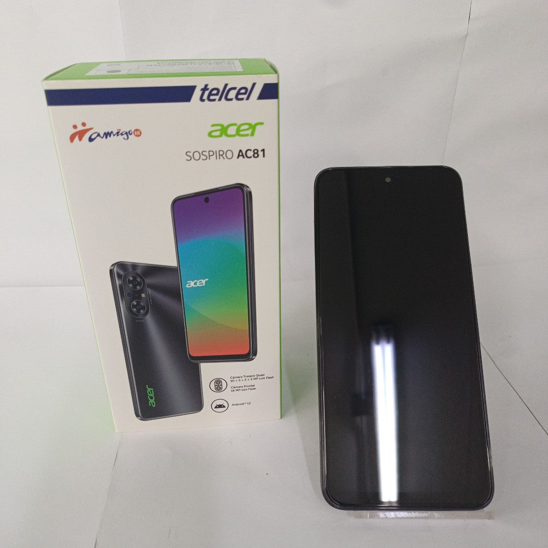 CELULAR ACER SOSPIRO AC81 (2023) 128 GB 6 GB RAM (SEMINUEVO)