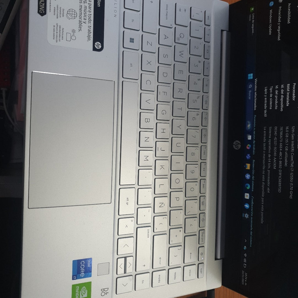 LAPTOP HP PAVILION 14-DV2008LA (2022) 1 TB SSD 16 GB RAM (SEMINUEVO)