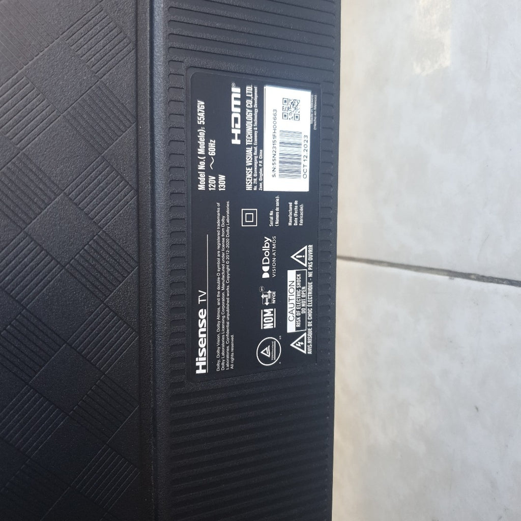 PANTALLA HISENSE 55A7GV (2023) 55" LED 4K (SEMINUEVO)