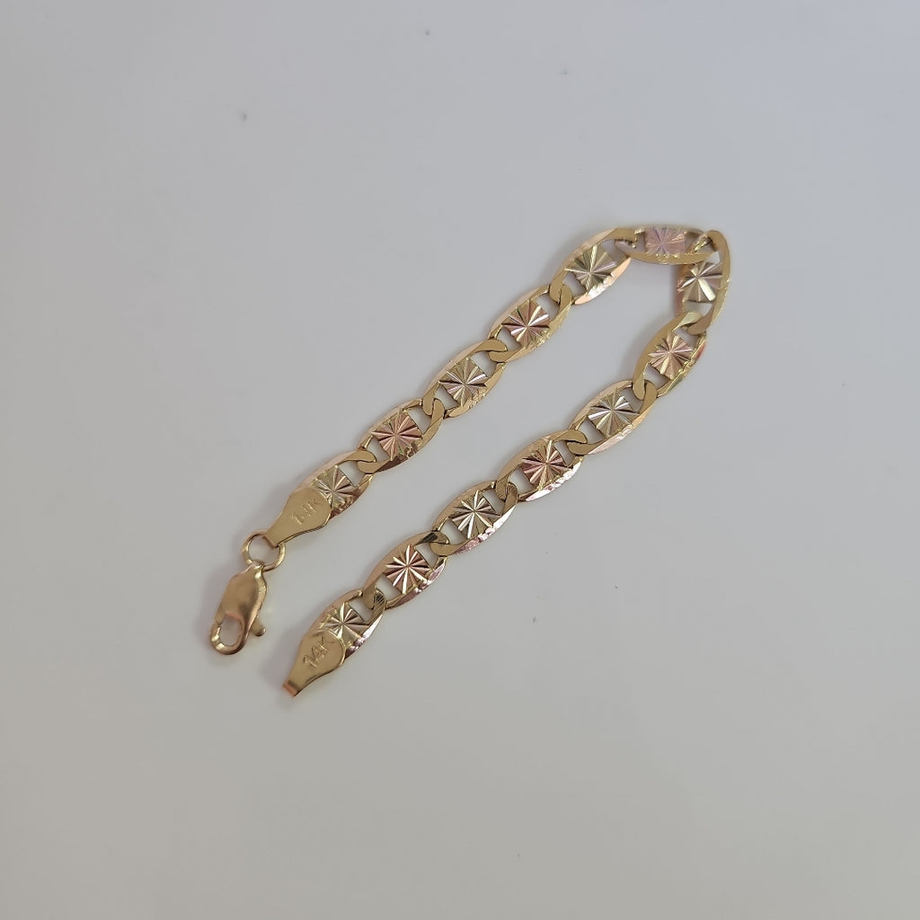 PULSERA TEJIDO MARINERO 6.51GR 16 CM (NUEVO)