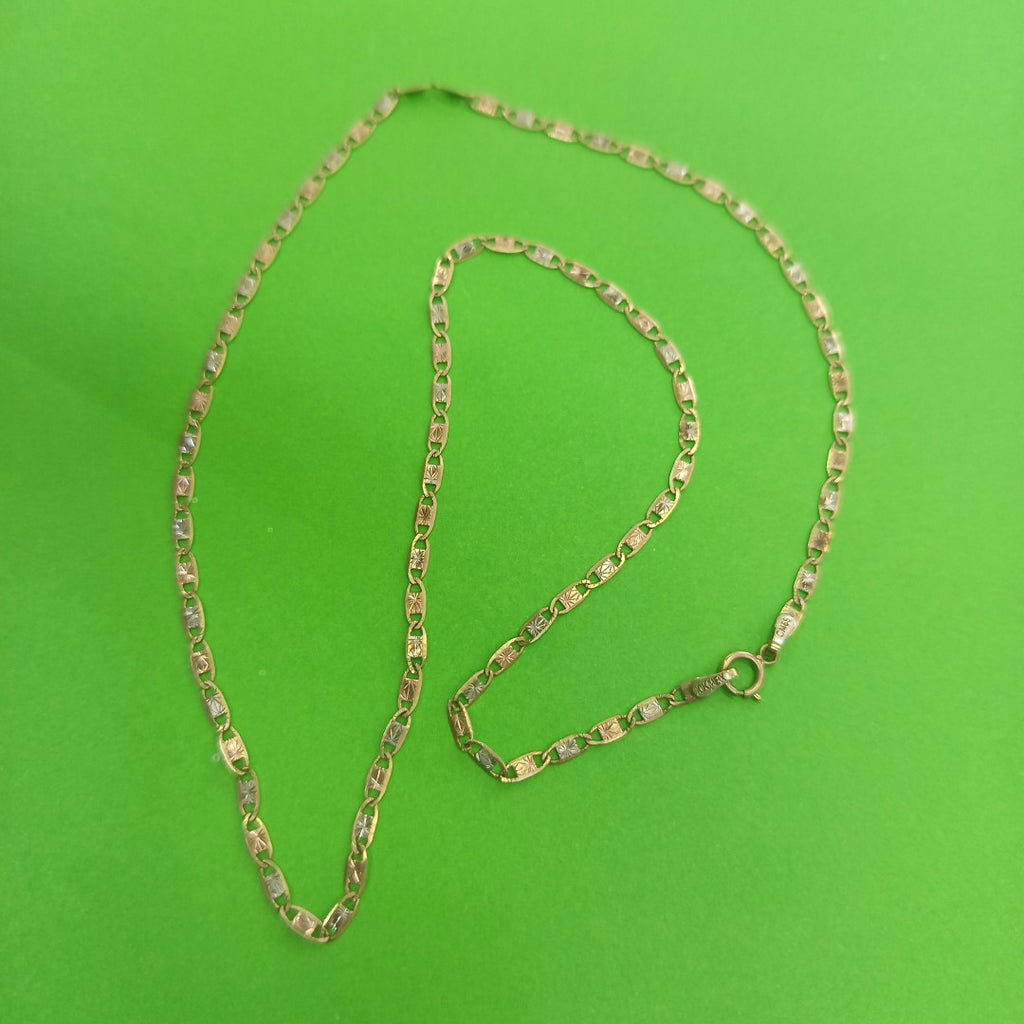 CADENA ORO,ORO COMBINADO 10 K 3,30 GRMS (SEMINUEVO)