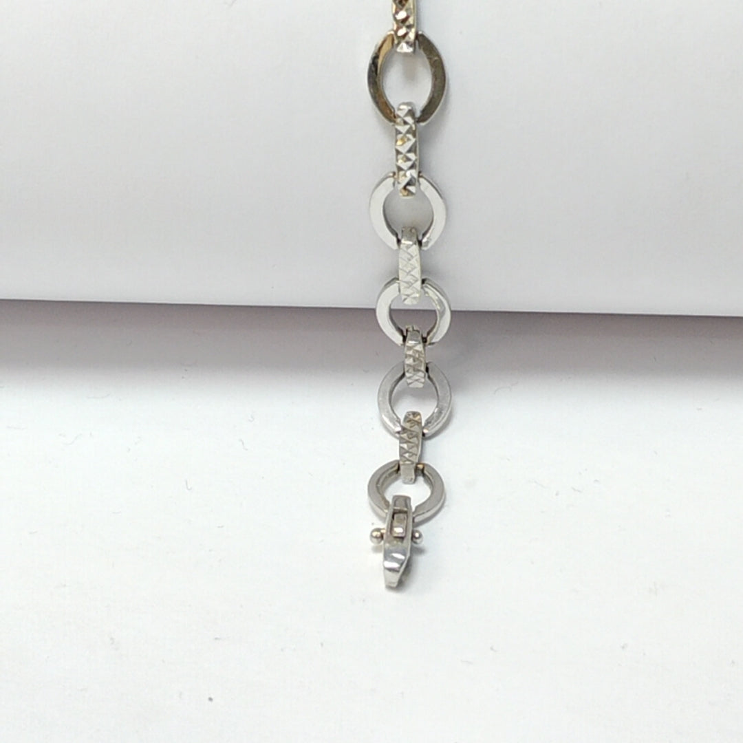 PULSERA. ORO BLANCO. 10 K 7 GRMS (SEMINUEVO)