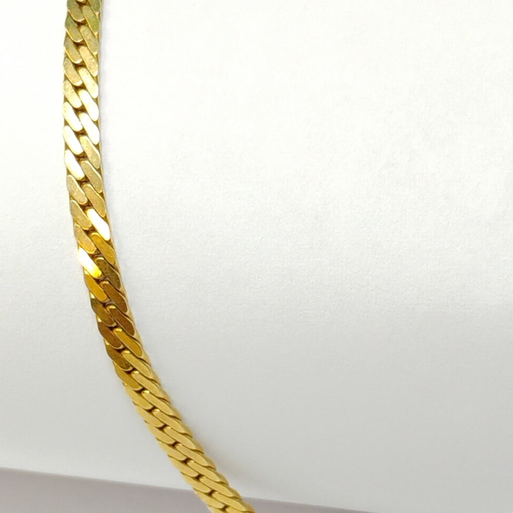 K1 12,90 GRMS 14 K ESPECIFICACIONES COMPLEMENTARIAS GARGANTILLA PLANCHA 14K APT (SEMINUEVO)