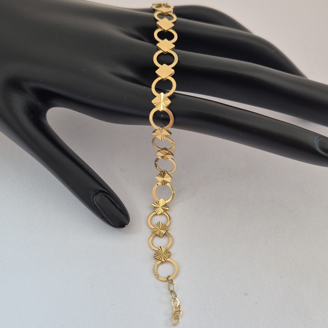 PULSERAS DAMA ORO 14K 3.7 (NUEVO)