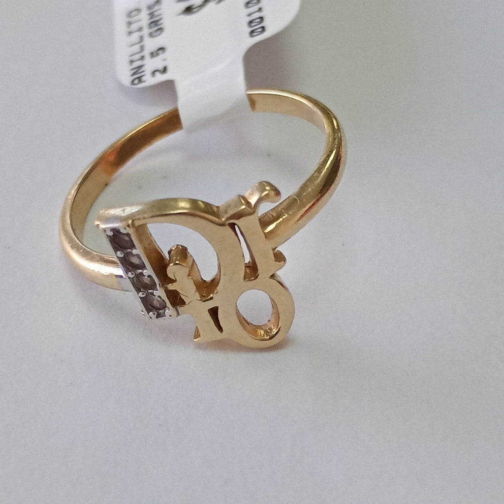 ANILLITO. ORO. 14 K 2.5 GRMS (SEMINUEVO)
