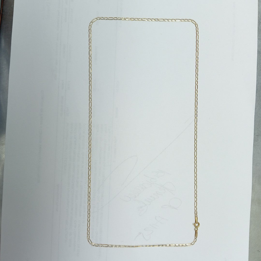 CADENA. ORO, RODIADO 14 K 3 GRMS (SEMINUEVO)