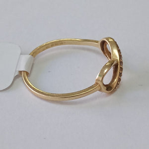 K1 1,40 GRMS 14 K ESPECIFICACIONES COMPLEMENTARIAS ANILLITO VENDIBLE DE INFINITO (SEMINUEVO)