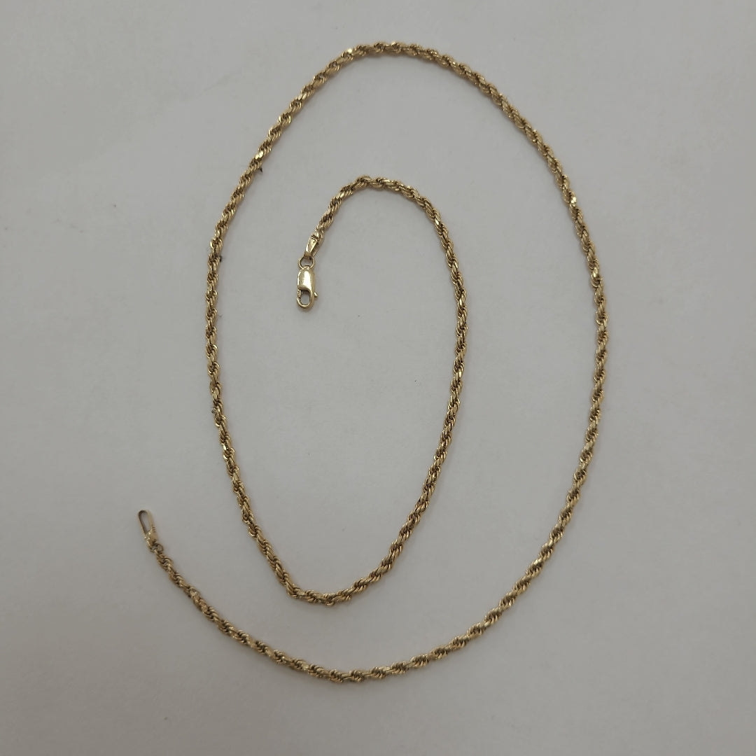 CADENA. ORO. 14 K 3.2 GRMS (SEMINUEVO)