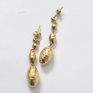 ARETES PAR. ORO. 14 K 2.2 GRMS (SEMINUEVO)