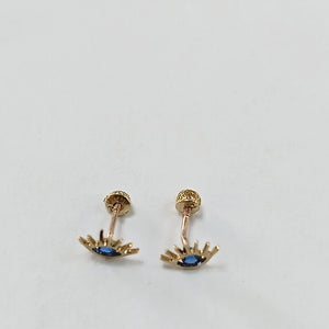 BROQUELES ORO 14K 1 (NUEVO)