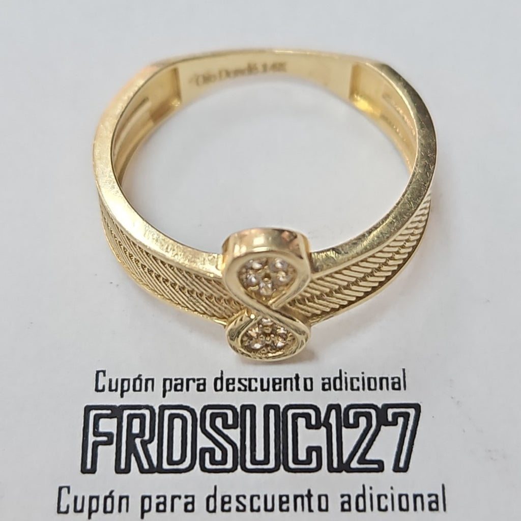 ANILLOS DAMA ORO 14K 2.7 (NUEVO)
