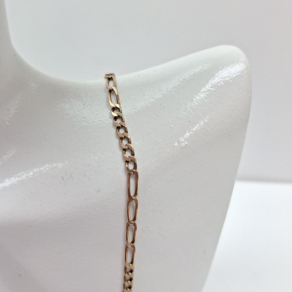 CADENA. ORO COMBINADO. 10 K 5.4 GRMS (SEMINUEVO)