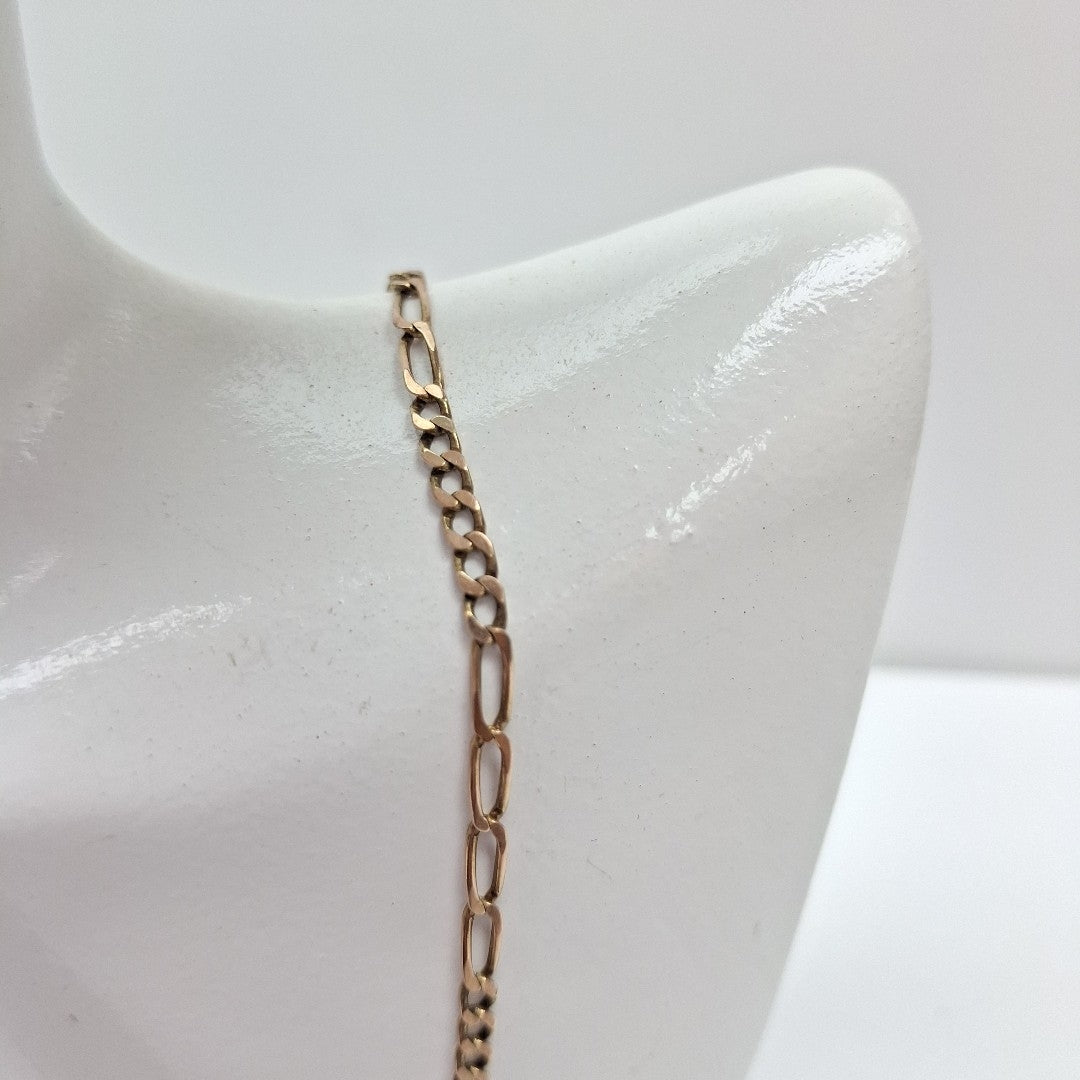 CADENA. ORO COMBINADO. 10 K 5.4 GRMS (SEMINUEVO)