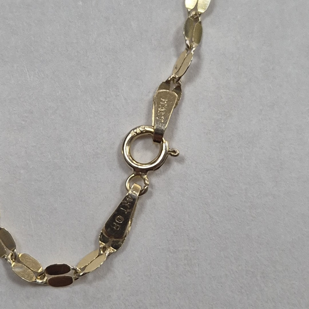 CADENA. ORO COMBINADO. 14 K 2.2 GRMS (SEMINUEVO)