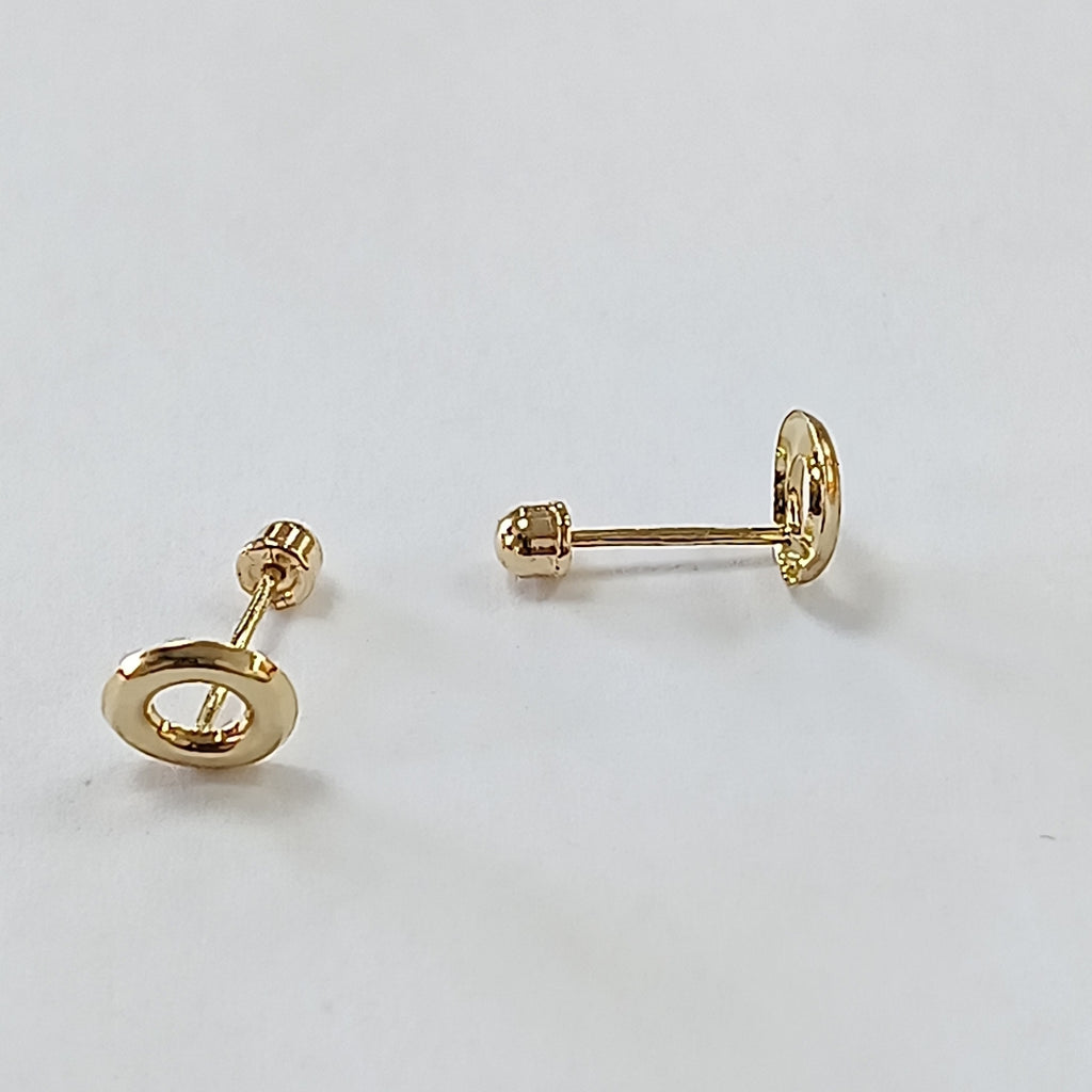 BROQUELES ORO 14K 1 (NUEVO)