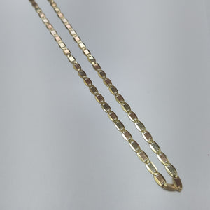 CADENAS VALENTINA/ESPEJO ORO 14K 10 (NUEVO)