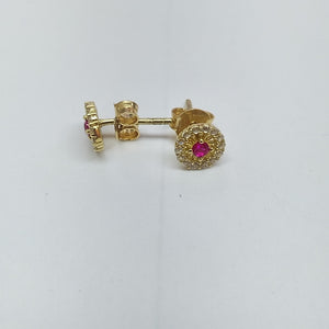 BROQUELES ORO 10K 1 (NUEVO)