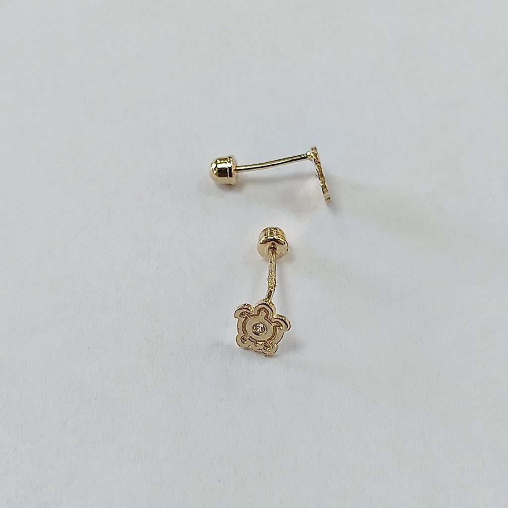 BROQUELES ORO 14K 1 (NUEVO)