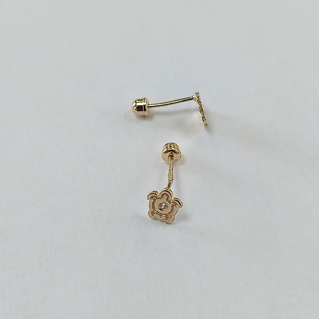 BROQUELES ORO 14K 1 (NUEVO)