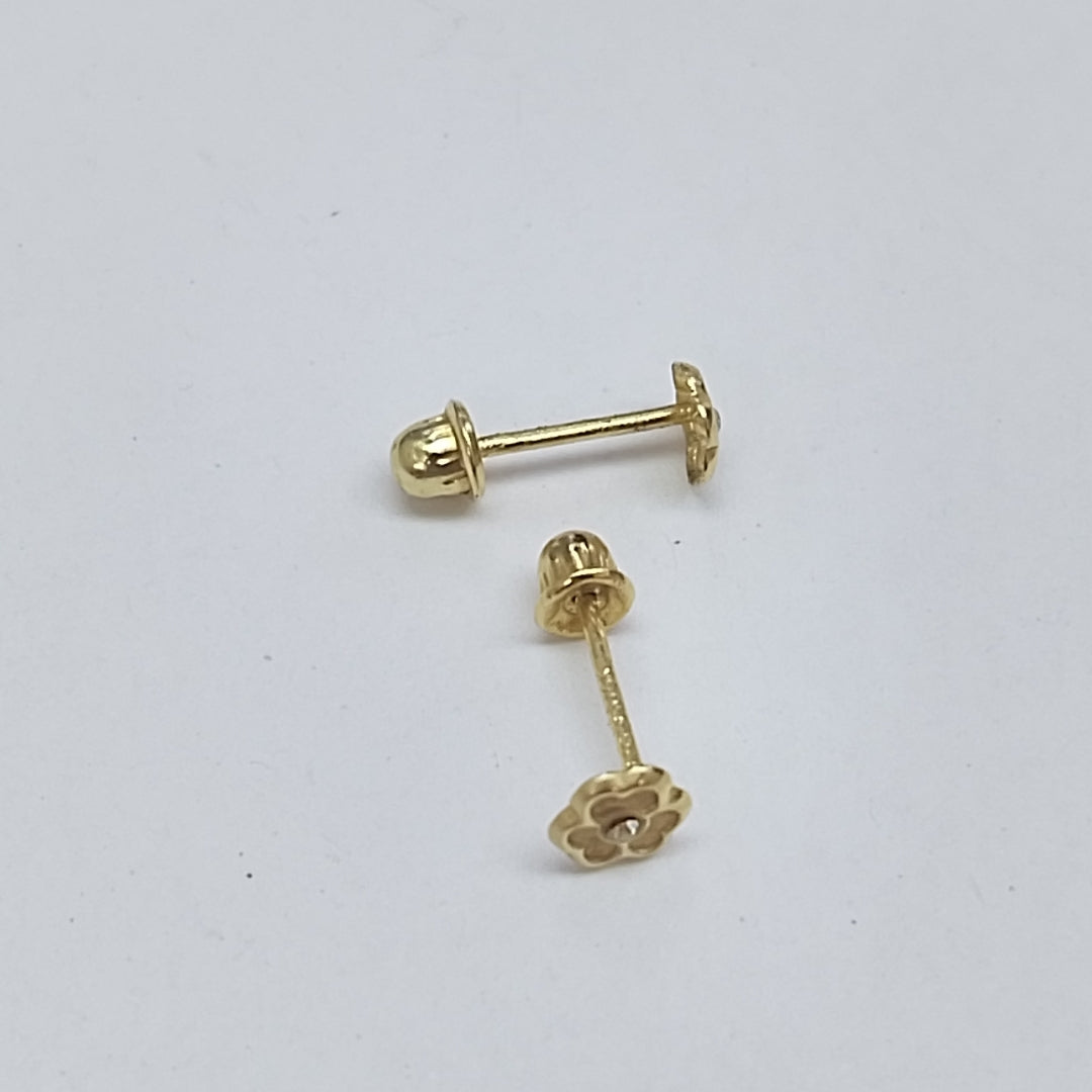 BROQUELES ORO 14K 1 (NUEVO)