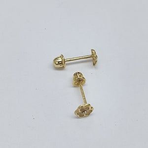 BROQUELES ORO 14K 1 (NUEVO)