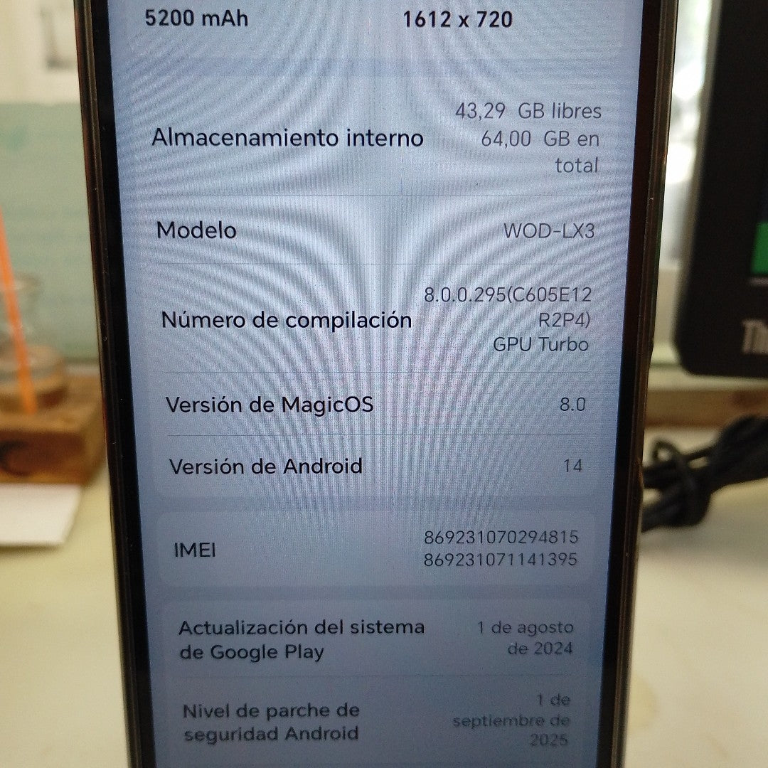 CELULAR HONOR X5 PLUS WOD-LX3 (2023) 64 GB 4 GB RAM (SEMINUEVO)