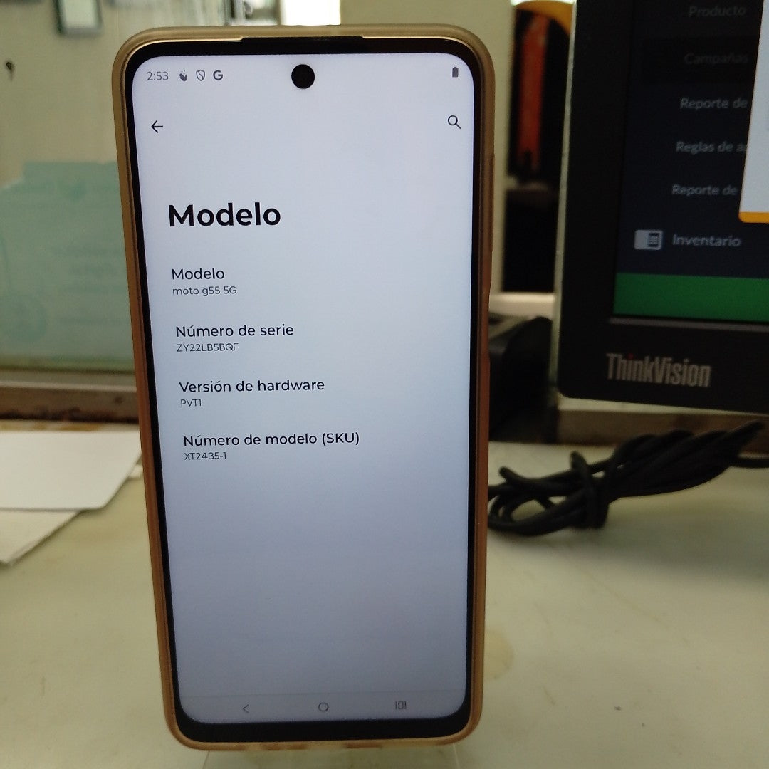 CELULAR MOTOROLA MOTO G55 5G XT2435-1(2024) 256 GB 8 GB RAM (SEMINUEVO)