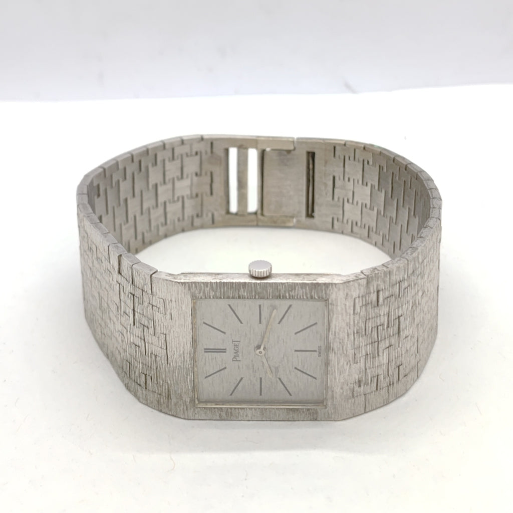 RELOJ CAJA Y PULSO ORO. ORO BLANCO. 18 K 90 GRMS (SEMINUEVO)