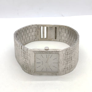 RELOJ CAJA Y PULSO ORO. ORO BLANCO. 18 K 90 GRMS (SEMINUEVO)