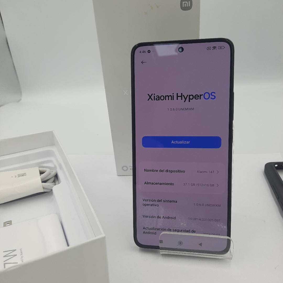 CELULAR XIAOMI 14T 5G 2406APNFAG (2024) 512 GB 12 GB RAM (SEMINUEVO)